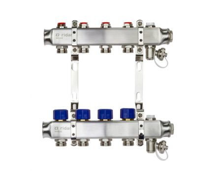 Ridan 088U0982R - Комплект коллекторов SSM-12R set с кронштейнами, 12 контуров