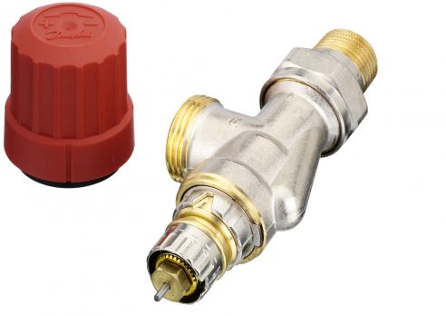 Danfoss 013G4203 - Клапан радиаторного терморегулятора RA-N 15, угловой UK, наружн. резьба Внимание! Клапан может использоваться только с термоголовкой типа RA