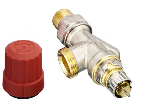 Danfoss 013G4203 - Клапан радиаторного терморегулятора RA-N 15, угловой UK, наружн. резьба Внимание! Клапан может использоваться только с термоголовкой типа RA