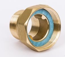 Danfoss 065B2004 - Резьбовые фитинги для VM2, Ду40, Ру25, наружная резьба, материал латунь CW617N