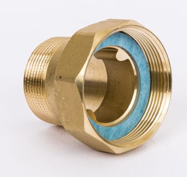 Danfoss 065B2004 - Резьбовые фитинги для VM2, Ду40, Ру25, наружная резьба, материал латунь CW617N