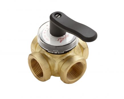 Danfoss 065Z0407 - Клапан рег. поворотный HRB3 DN25 Kvs 10