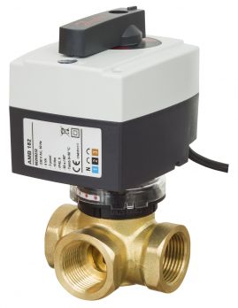 Danfoss 082H0232 - Электрический привод для поворотных клапанов HRB,HRE,HFE тип AMB 182 с импульсным сигналом управления, 10 НМ 230 Вольт, скорость перемещения - 60 секунд на 90°