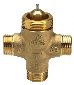 Danfoss 065Z2084 - Клапан регулирующий, трехходовой VZL 3 Ру 16 Ду 15 Kv 1,6 T=1200C