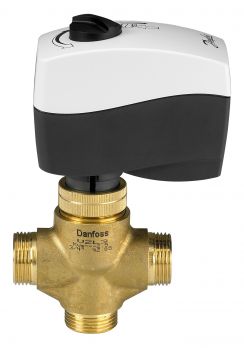 Danfoss 065Z2085 - Клапан регулирующий, трехходовой VZL 3 Ру 16 Ду 20 Kv 2,5 T=1200C