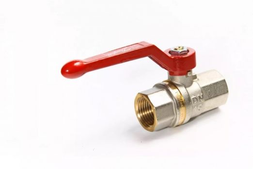 Danfoss 065B8215 - Латунный шаровой кран Danfoss с внутренней резьбой UNI ISO 7/1 Ду 100 мм, PN 40 бар