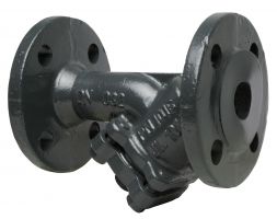 Danfoss 065B7743 - Фильтр сетчатый FVF Ду32 с пробкой, чугун, фланцевый, Ру16