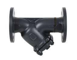 Danfoss 065B7746 - Фильтр сетчатый FVF Ду65 с пробкой, чугун, фланцевый, Ру16