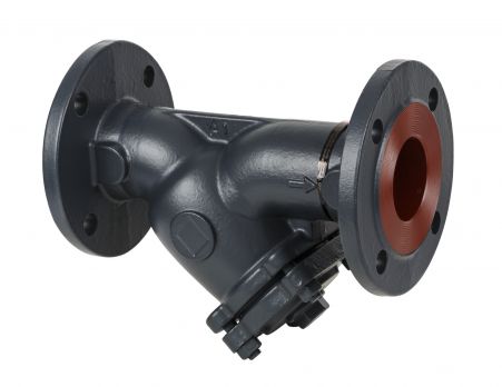 Danfoss 065B7746 - Фильтр сетчатый FVF Ду65 с пробкой, чугун, фланцевый, Ру16