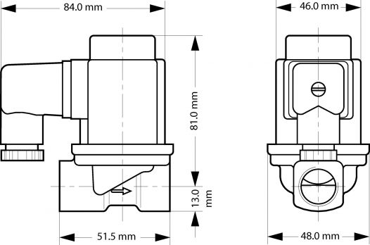 Danfoss 032U538031 - EV251B Клапан электромагнитный(пр. класс 0404004363)