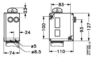 Danfoss 017-523966 - Реле давления RT(пр. класс 0103504049)