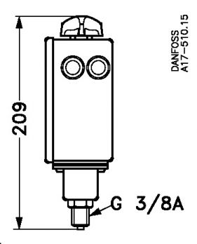 Danfoss 017-523966 - Реле давления RT(пр. класс 0103504049)